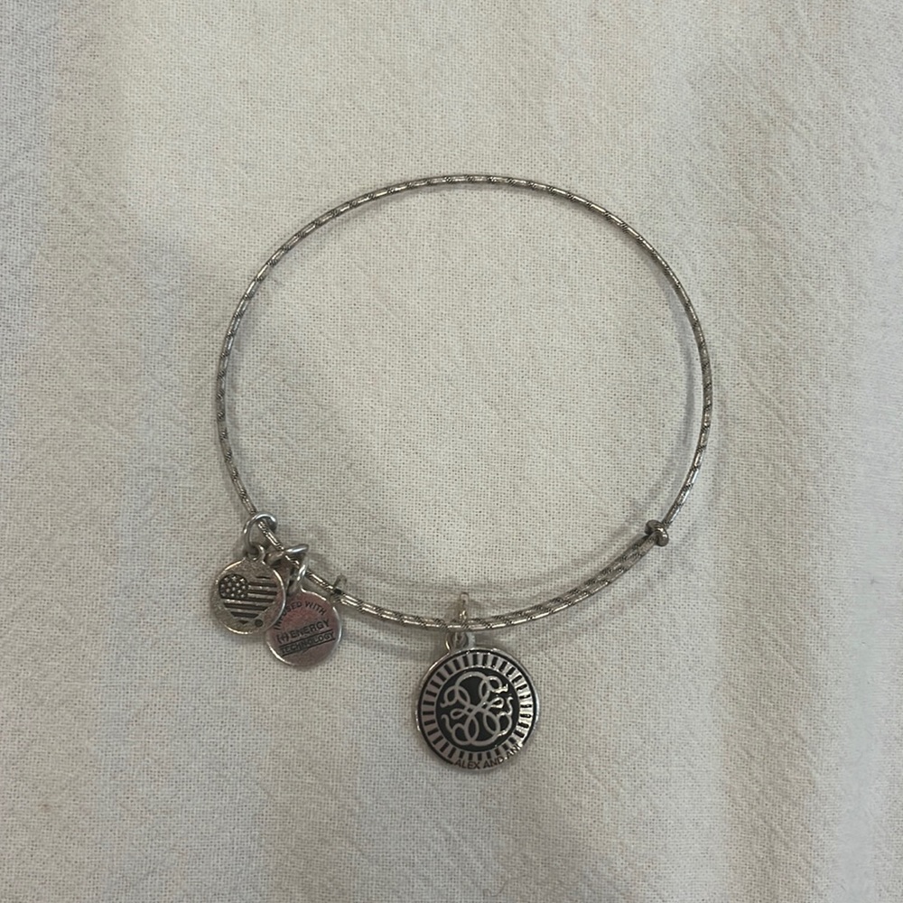 Alex and Ani silver bracelet